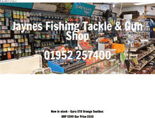 Tablet Screenshot of jaynesfishingtackle.co.uk